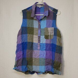 383. Time and Tru Sleeveless Top Multicolored Sz  XXXL (22)